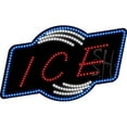 thumbnail image 1 of Ice Animated LED Sign, 18 x 30 x 1 in., 1 of 1
