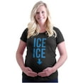thumbnail image 1 of Ice Baby Arrow Bump Expecting Women's Maternity T Shirt Tee Brisco Brands 2X, 1 of 7