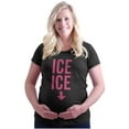 thumbnail image 1 of Ice Baby Arrow Bump Expecting Women's Maternity T Shirt Tee Brisco Brands S, 1 of 7