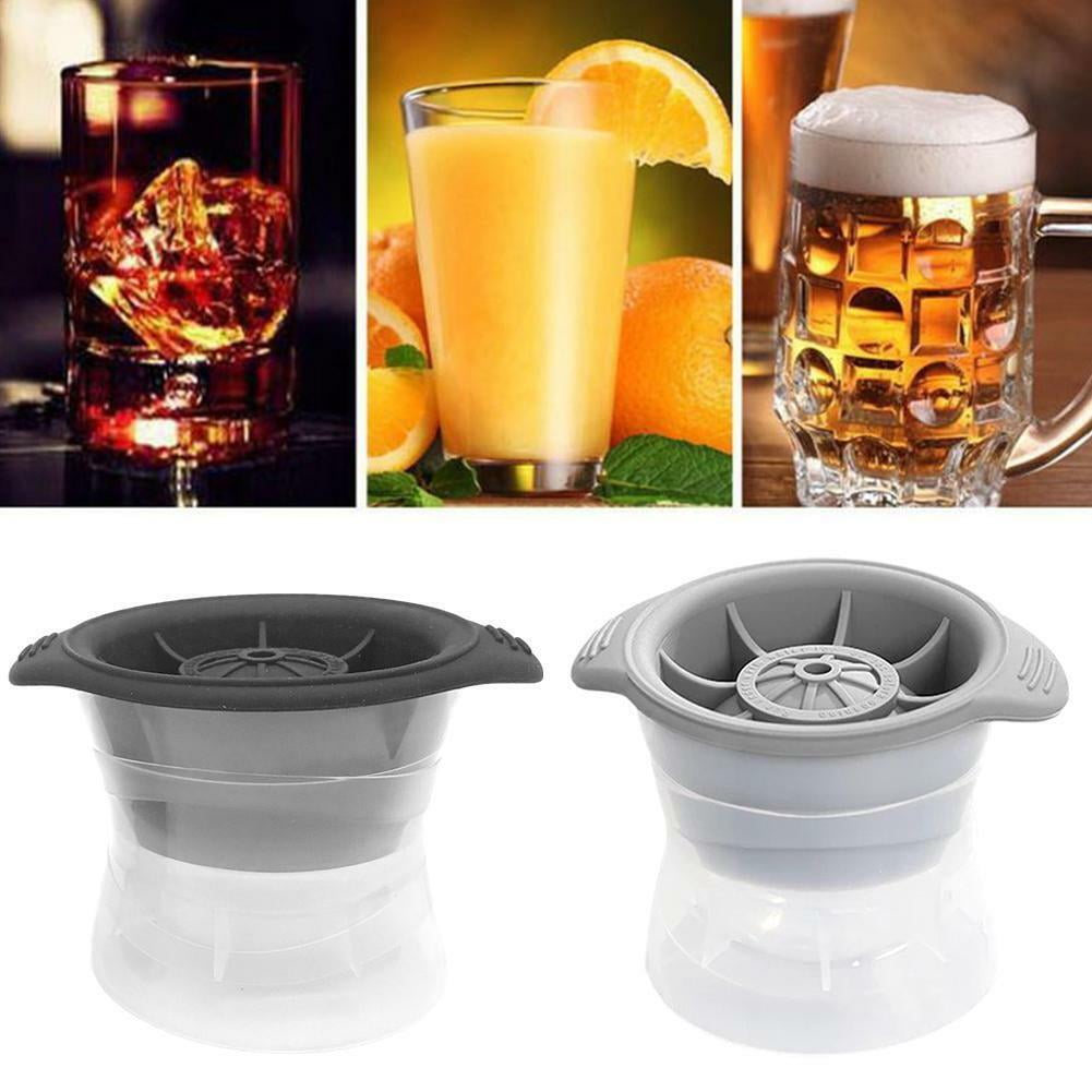 Ice Ball Cube Maker Spherical Ice Mold 2.5” Round Jelly Moulds Cocktail