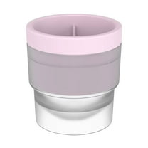 Ice Ball Maker, 2.5 Inch Ice Spheres Mold,Round Ball ice Cube Mold for Juice Beverages Bourbon,Old Fashioned Clear Ice Cube Mold Silicone Freezer Press