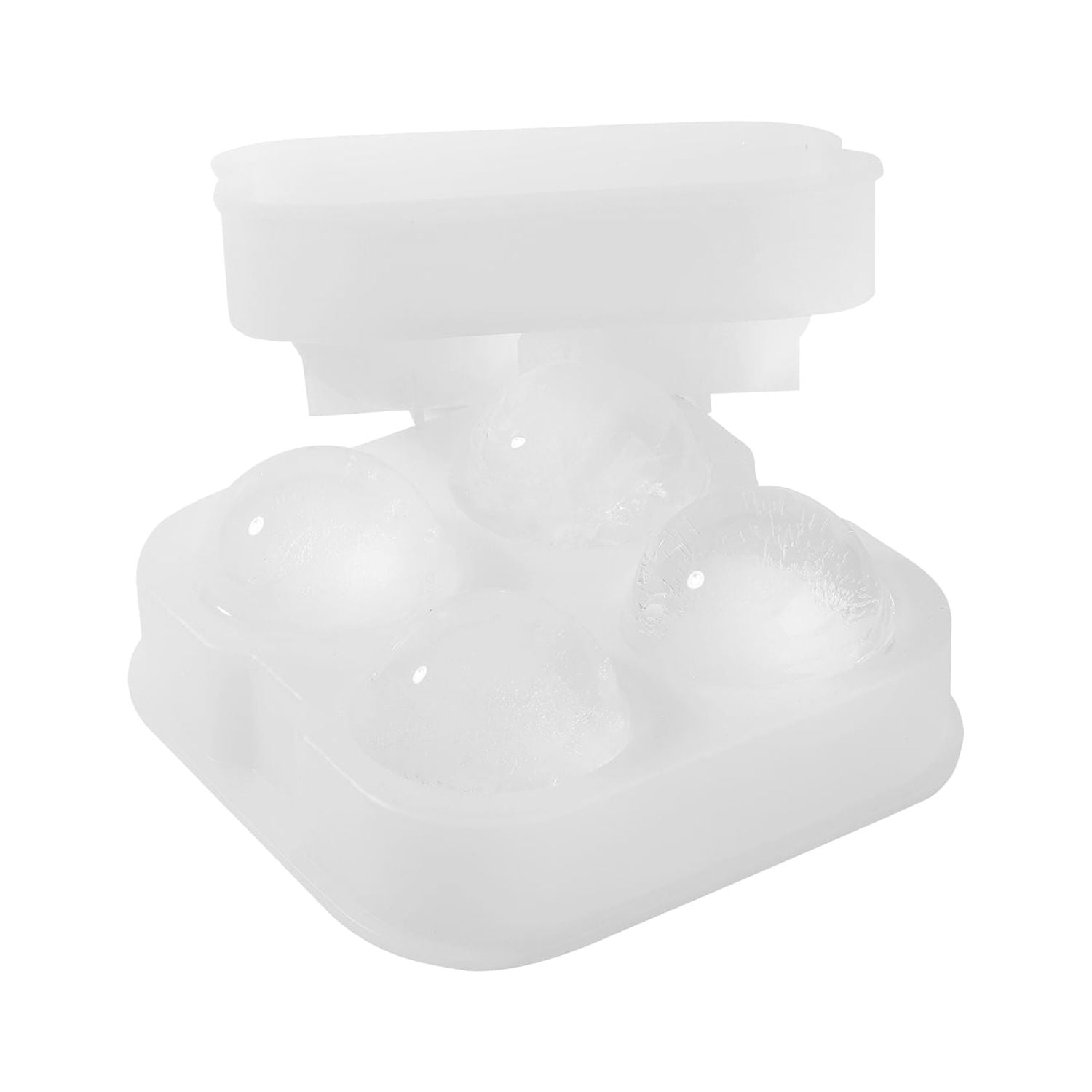 Ice Ball Mold Maker, Round Ice Spheres Ice Cube Tray Mold for Whiskey