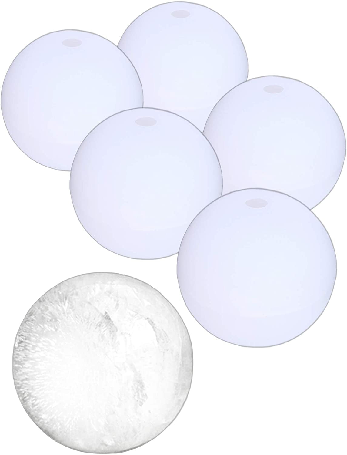PhoneSoap Summer Creative Light Bulbs Ice Molds Ice Ball Maker Molds Light  Bulbs Ice Molds 2.5 In Sphere Ice Cube Mold Sphere Ice Ball Maker Mold