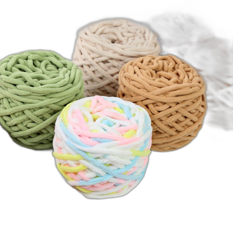 Ice Bar Yarn Soft Thick Wool Diy Knitting Scarf Wool Dough Crochet Hook