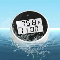 Ice Bath Thermograph & Timer | Floating Digital Thermometer with LCD Display | -4°F to 158°F Range | IP66 Waterproof for Cold Plunge & Pools | 1-Pack