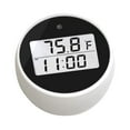 thumbnail image 1 of Ice Bath Thermometer, Floating Water Bath Thermometer for Ice Bath, Cold Plunge Thermometer and Waterproof Timer, Floating Pool Thermograph Digital Timers, Black, 1 of 7