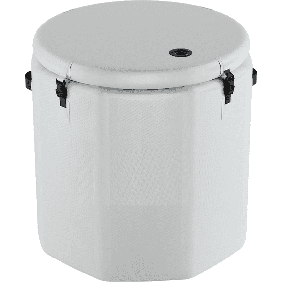 Ice Bath Tub for Athletes,Compatible with Water Chillers, 186-Gallon Inflatable Cold Plunge Tub with Insulated Lid,Portable for Outdoor & Indoor Recovery