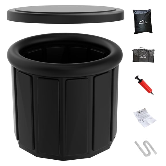 SOTOS Large Ice Bath Tub for Athletes, Cold Plunge Tub for Recovery, Ice Plunge Tub with Cover for Family Gardens, Gyms, Arena and Cold Water Therapy Training