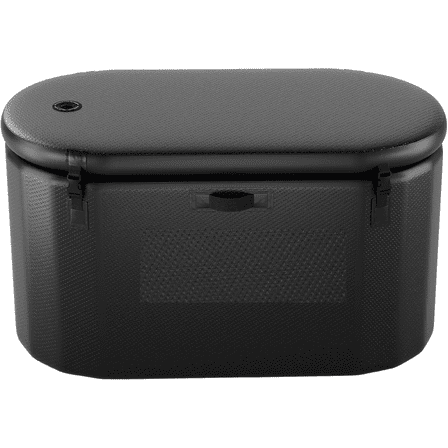 Ice Bath Tub for Athletes,248Gallon Portable Inflatable Cold Plunge Tub with Insulated Lid for Outdoor & Indoor Recovery Black