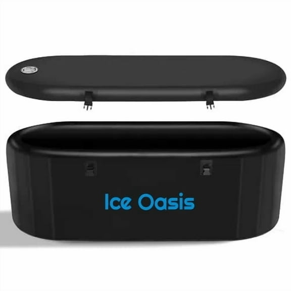 Ice Bath Tub with Water Chiller Compatibility- XL Cold Plunge Tub for Athletes - Outdoor, Portable, Inflatable - Recovery PRO 77" x 28"x 28"