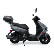 Ice Bear Flash PMZ150-4 150cc Gas Powered Scooter, Assembly Instruction Not Included Gray