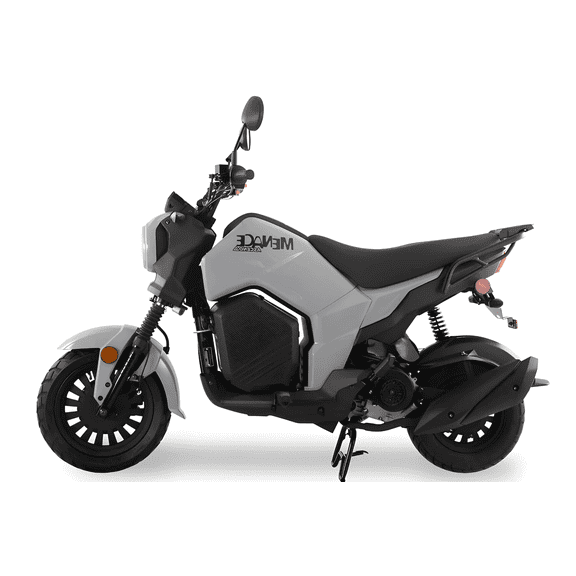 Ice Bear PMZ200-Z1 Menace 200cc Scooter, Automatic CVT, Electric Start, LED Lights, Digital Display, Front Disc/Rear Drum Brakes, Alloy Wheels (Gray)