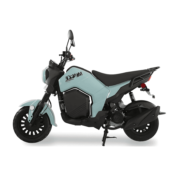 Ice Bear PMZ200-Z1 Menace 50cc Scooter, Automatic CVT, Electric Start, LED Lights, Digital Display, Front Disc/Rear Drum Brakes, Alloy Wheels (Grey Green)