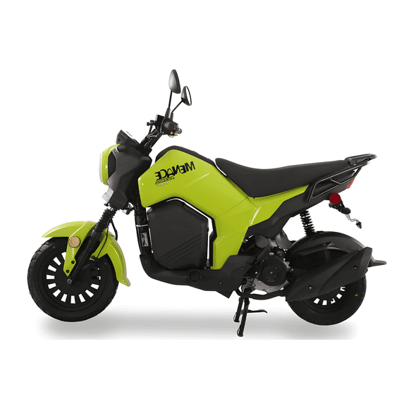 Ice Bear PMZ50-Z1 Menace 50cc Scooter, Automatic CVT, Electric Start, LED Lights, Digital Display, Front Disc/Rear Drum Brakes, Alloy Wheels (Neon Green)
