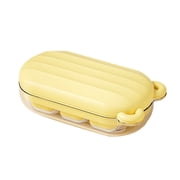 Ice Bear Silicone Ice Set 6 Square Ice Cubes with Lids for Household Use Practical Kitchen Ice Making Tool