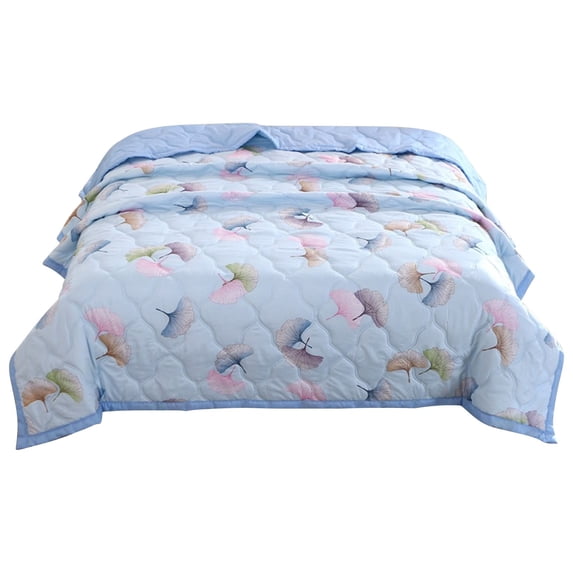 Ice Blanket For Hot Sleepers Rectangular Cotton All Season Lightweight Summer Cotton Cooler Quilt For Night Sweats Arc Chill Keep Cool Twin Size Soft Home