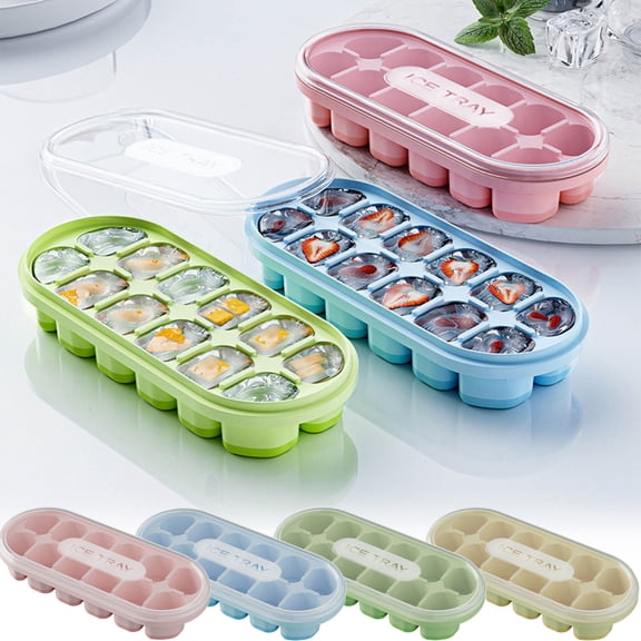 Ice Block Maker, Homemade Ice Cube Tray, Ice Cream Ice Block Mold, Refrigerator Ice Box, Food Grade Ice Maker