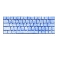 thumbnail image 1 of Ice Blue Keycap Set Cherry PBT 64/74 Keys Side Engraved Translucent Personalized Keycaps for Gaming Mechanical Keyboard, 1 of 11