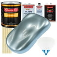 thumbnail image 1 of Ice Blue Metallic Gallon URETHANE BASECOAT CLEARCOAT Auto Paint FAST Kit, 1 of 5