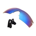 thumbnail image 1 of Ice Blue Mr. Shield Polarized Replacement Lenses And Black Nosepad For Oakley M Frame Strike Sunglasses, 1 of 5