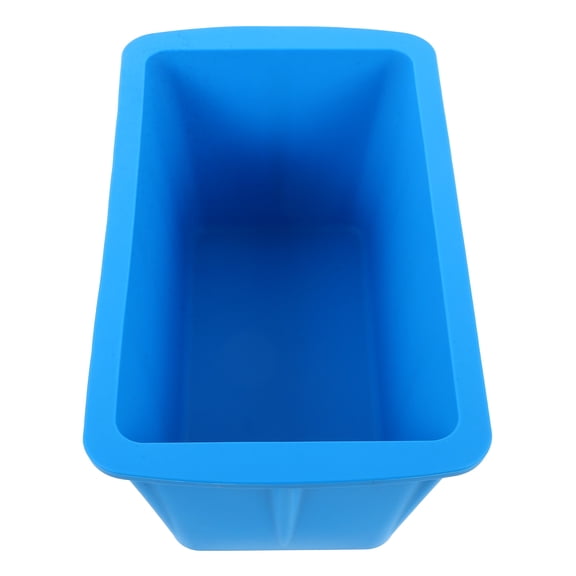 EXHUMKY Large Blue Silicone Ice Cube Mold Tray for Ice Bath Reusable Easy to Use