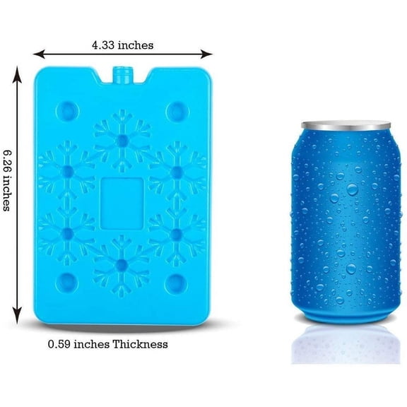 Ice Box X1 Clearance! 1Pcs Ice Pack for Lunch Box and Cooler Reusable and Long Lasting Slim and Lightweight Design for Kids Fun & Colorful 1Ml