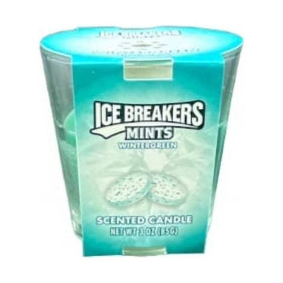 Ice Breaker Mints Scented Candle, Wintergreen Scents - 3oz.