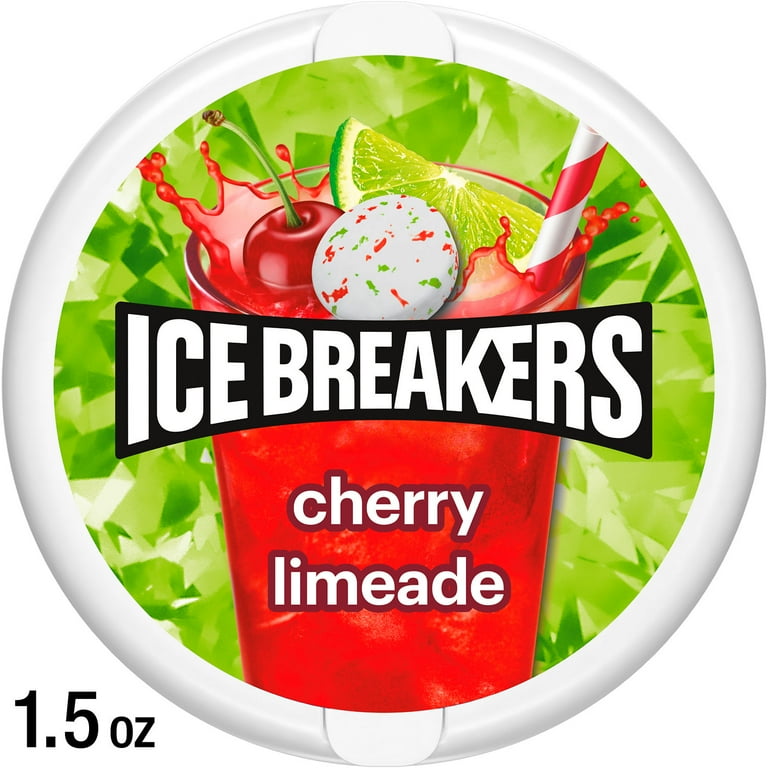 Ice Breakers Cherry Limeade Sugar Free Mints, Tin 1.5 oz - Walmart.com