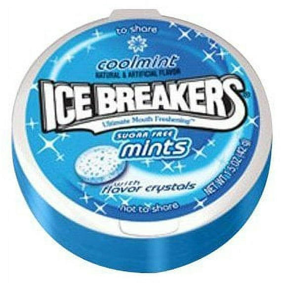 Ice Breakers Cool Mint Mints, 1.5-Ounce Puck (Pack of 3)