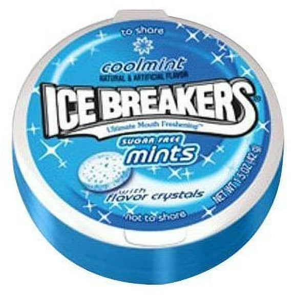 Ice Breakers Cool Mint Mints, 1.5-Ounce Puck (Pack of 3)