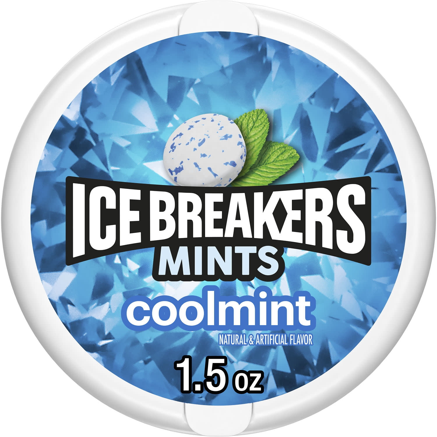 Ice Breakers, Mints, Cool Mint, Sugar Free, 1.5 oz Tin - Walmart.com