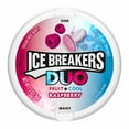 thumbnail image 1 of Ice Breakers Duo Raspberry Sugar Free 1.3 Ounce Container (Pack of 5), 1 of 1