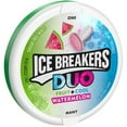 thumbnail image 1 of Ice Breakers Duo Watermelon Flavored Mints (Pack of 18), 1 of 1