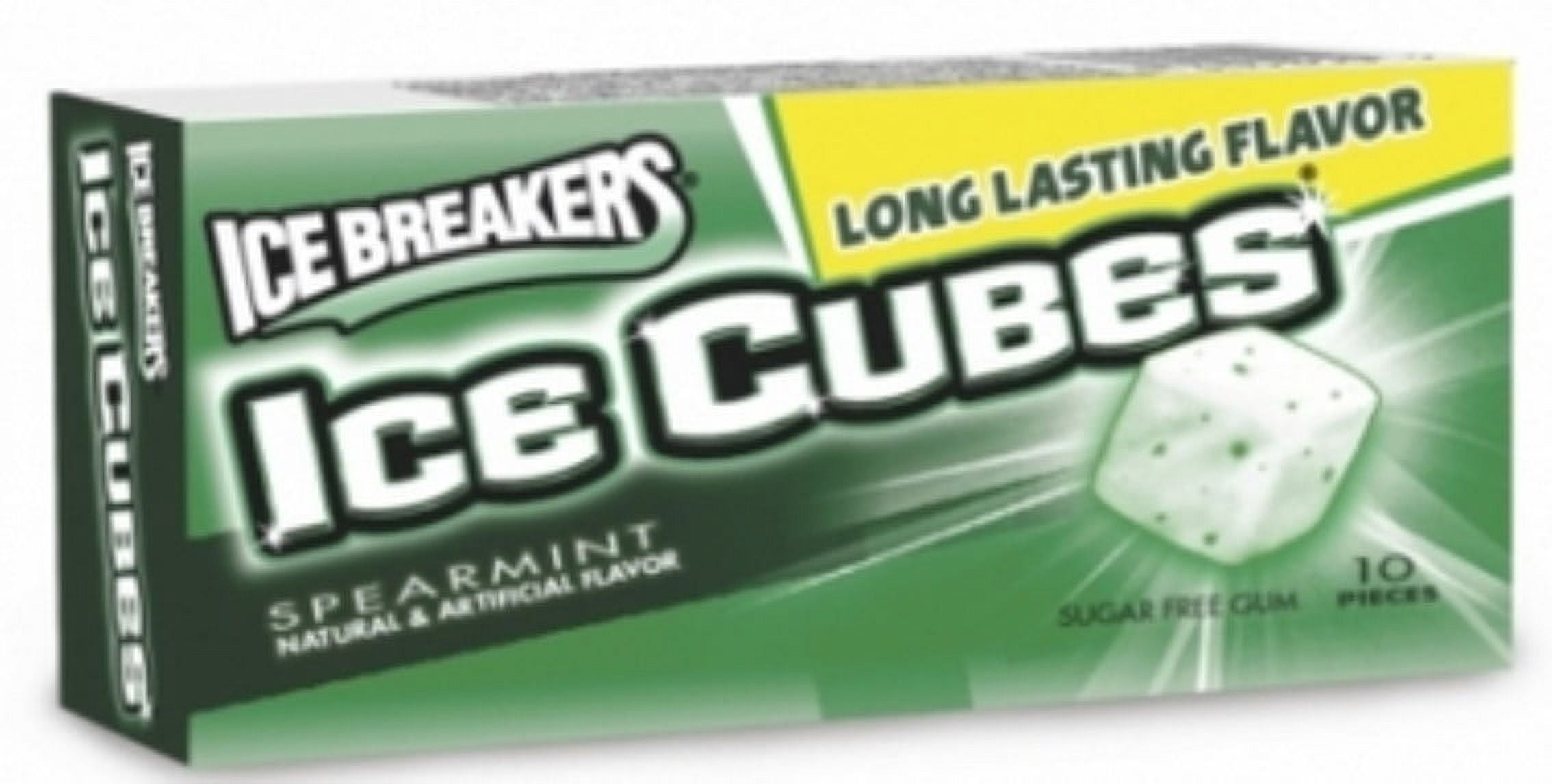 Ice Breakers Ice Cube Spearmint Gum 8 packs (10 ct per pack)