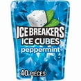 thumbnail image 1 of Ice Breakers Ice Cubes Peppermint Sugar Free Chewing Gum, Bottle 3.24 oz, 40 Pieces pack of 3, 1 of 5