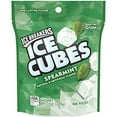 thumbnail image 1 of Ice Breakers Ice Cubes Spearmint Sugar Free Chewing Gum, Made With Xylitol, 8.11 Oz Pouch (100 Pieces), 1 of 3