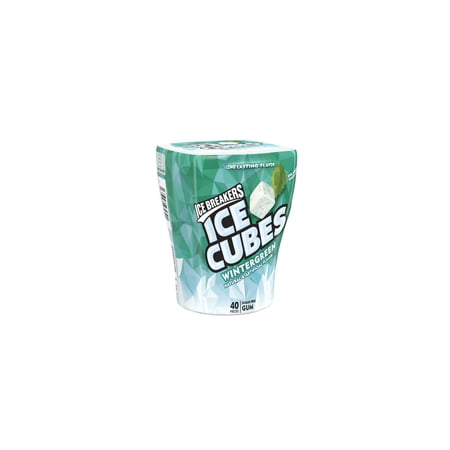 Ice Breakers Ice Cubes Sugar Free Wintergreen Gum (Pack of 5)