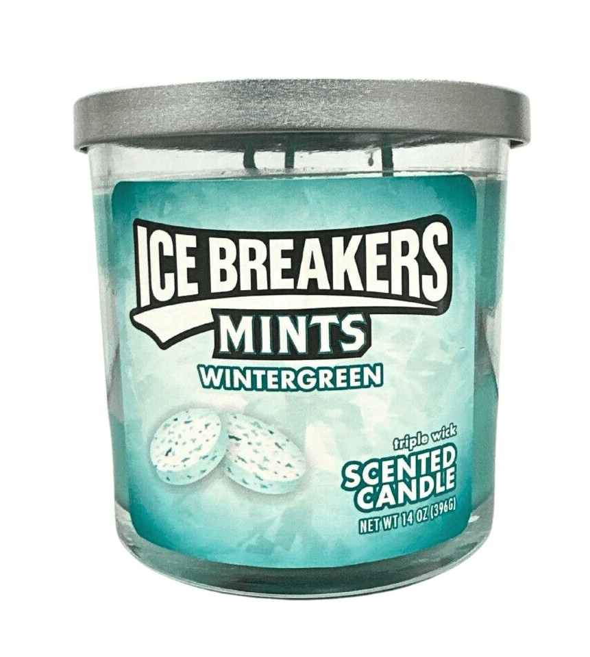 Ice Breakers Mints Scented Candle 14oz with Lid Icebreakers Mints