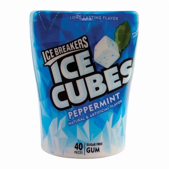 Ice Breakers  Peppermint Chewing Gum, 40 per Case - Pack of 6