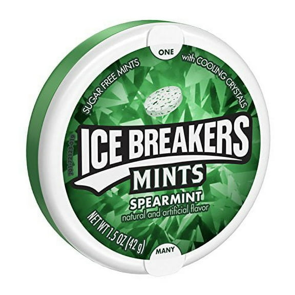 Ice Breakers Spearmint Mints 1.5 oz (Pack of 8)