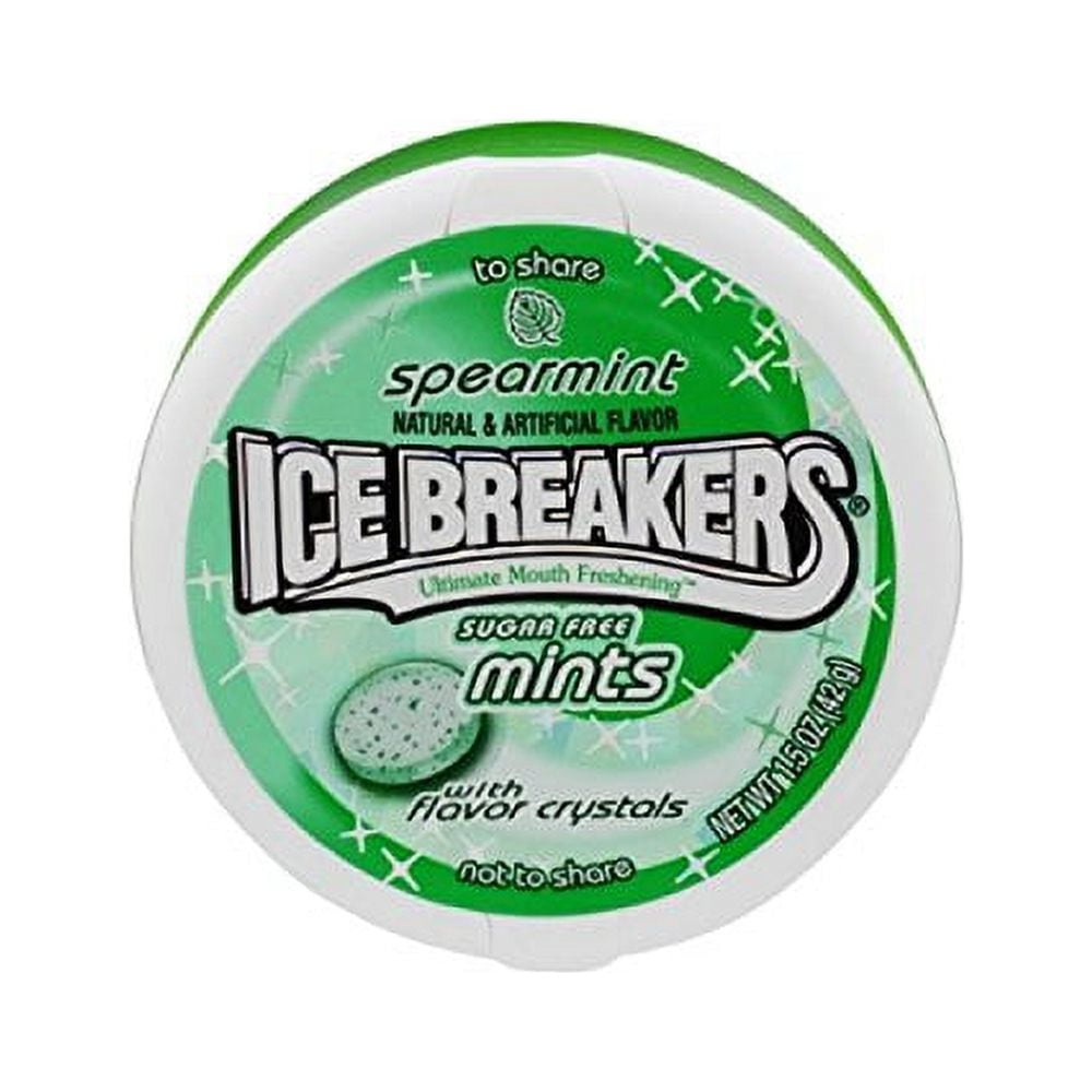 Ice Breakers Spearmint Mints 1.5 oz (Pack of 2)