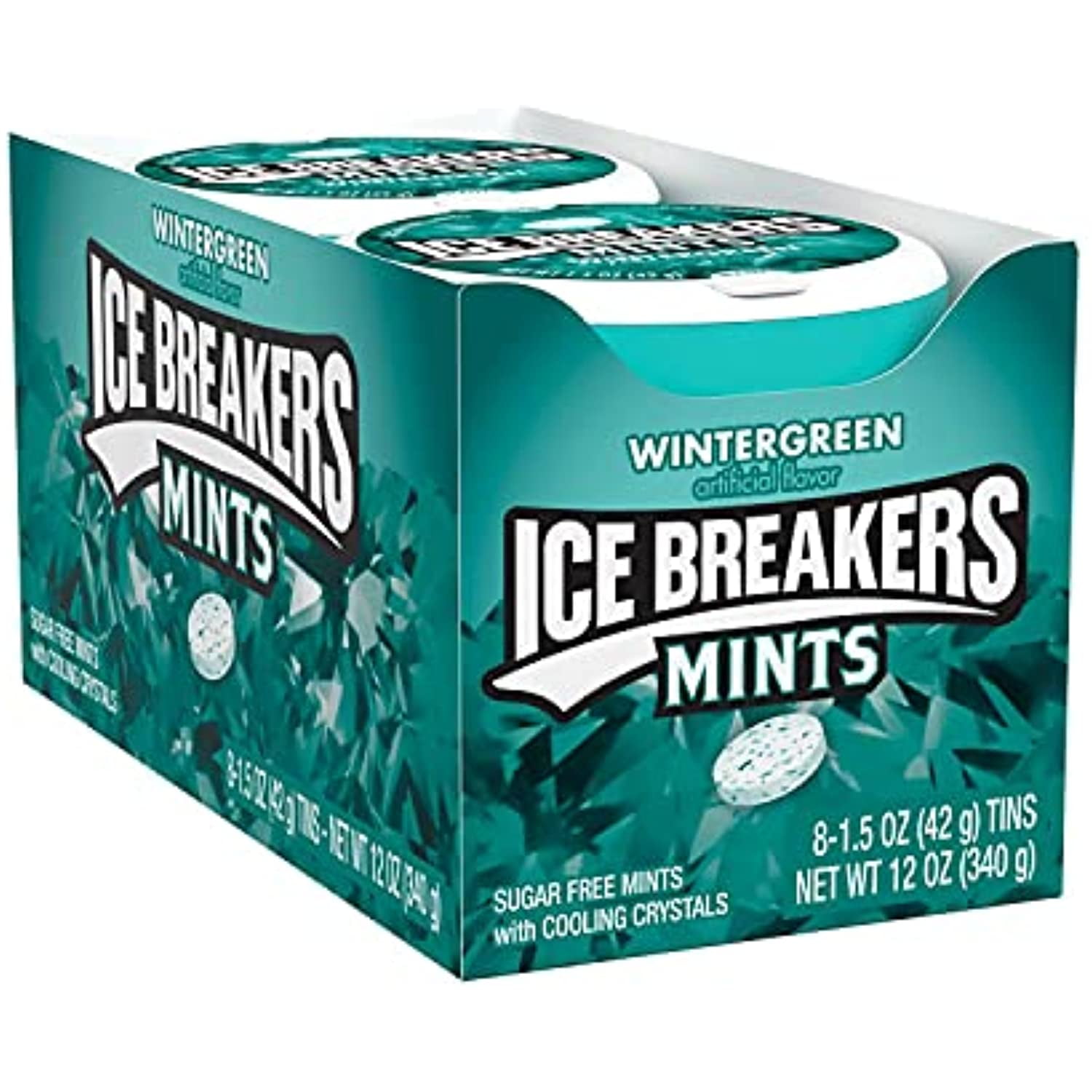 Ice Breakers Wintergreen Sugar Free Breath Mints, Made With Xylitol, 1.