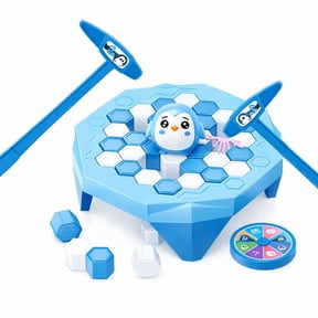 Ice Breaking Game, Save the Penguin Trap Board Game, Interactive Family Tabletop Toy for Kids 3+, Fine Motor Skills