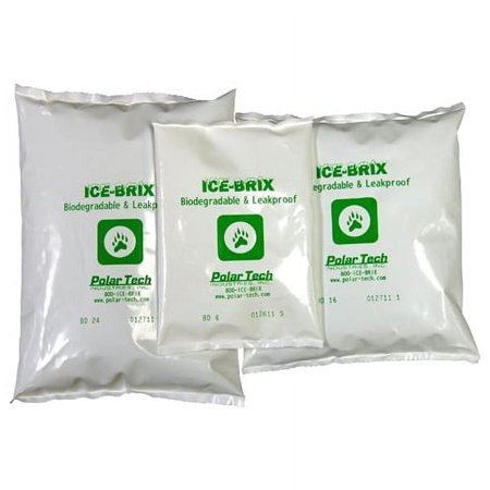 Ice-Brix® Biodegradable Packs - 6 x 6 x 1" - 12 oz., , 48/Case
