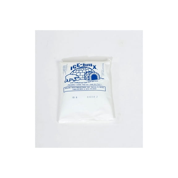 SSBM 8" x 8" x 1.5" Ice-Brix® Cold Pack 32 oz. Leakproof, Reusable Refrigerant Gel Pack for Shipping & Storage 9 Pcs/Case