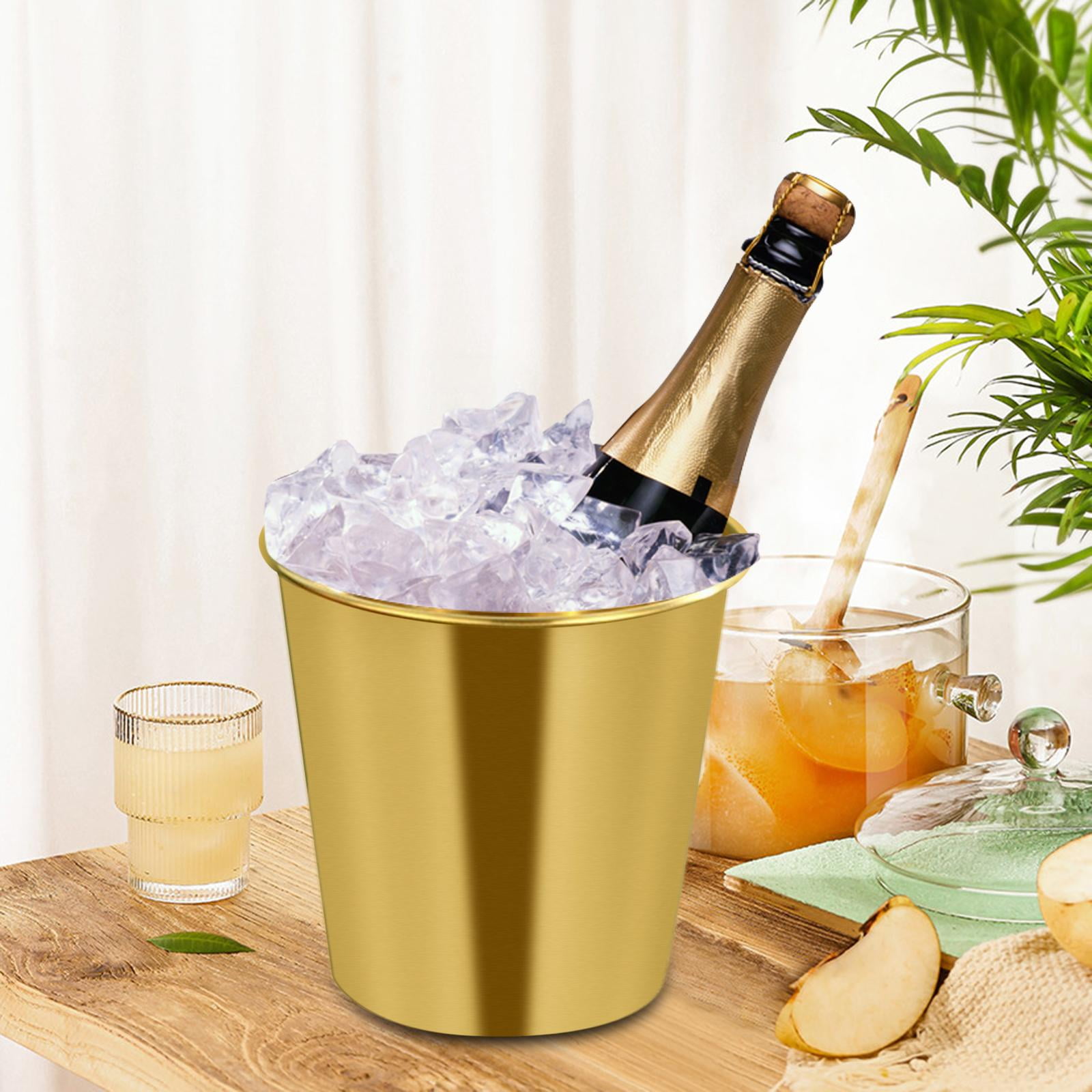 Ice Bucket Drinks Bottle Cooling Container Heavy Duty Beer Drinks Ice