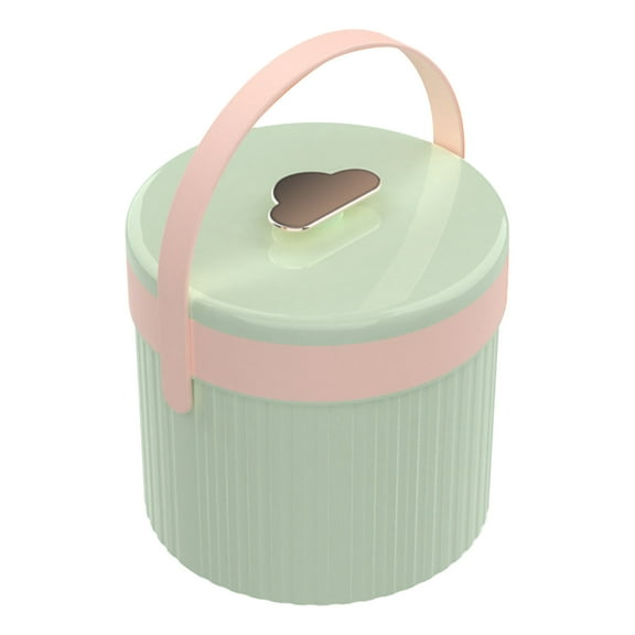 Ice Bucket, Large Capacity Food Grade Ice Storage Container, 22-Cube Silicone with Lid for Drinks Wine Summer Cooling, Green