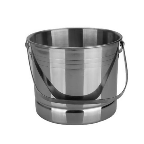 SEWOART Ice Storage Bin for Adults in Bars Silver Stainless Steel Modern 1Pcs