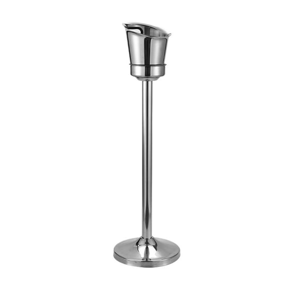 Ice Bucket With Stand Stainless Steel Ice Cube Container For Party Bar Ktv Bbq Home