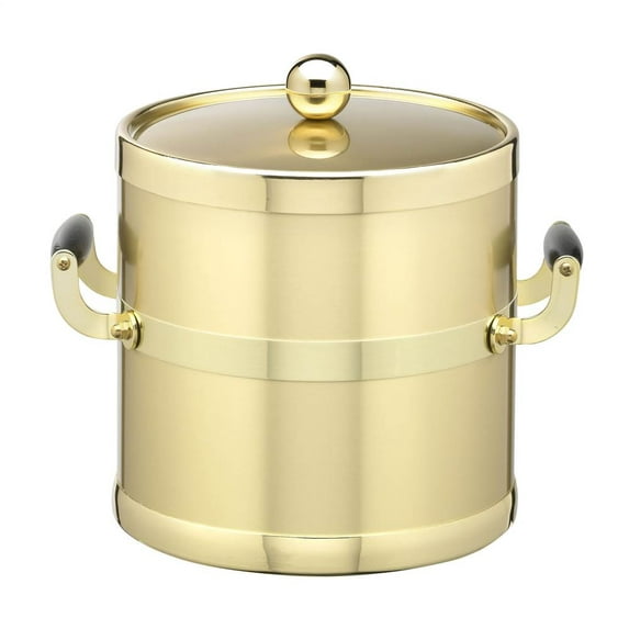 Ice Bucket with Wood Handle